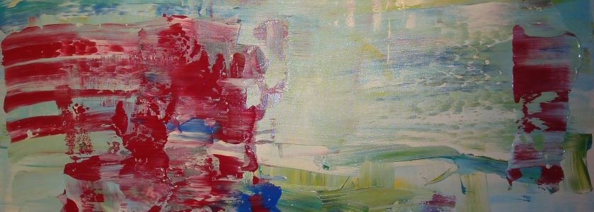 Der Maler und der Philosoph  Acryl-Leinen  110x120